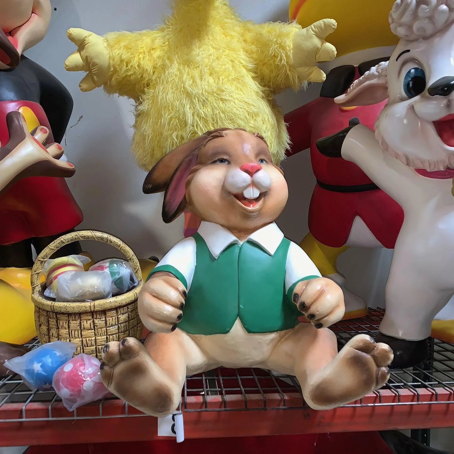 Funny Bunny Rabbit Boy Statue