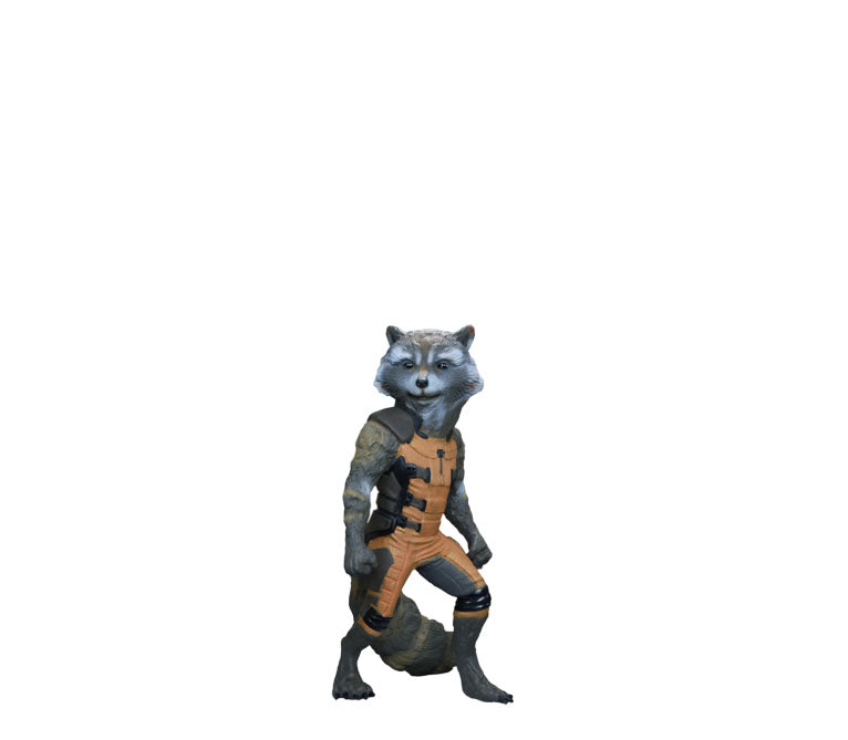 Rocket Raccoon Foam Statue