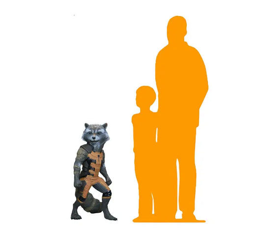 Raccoon Super Hero Statue LP-38705-N