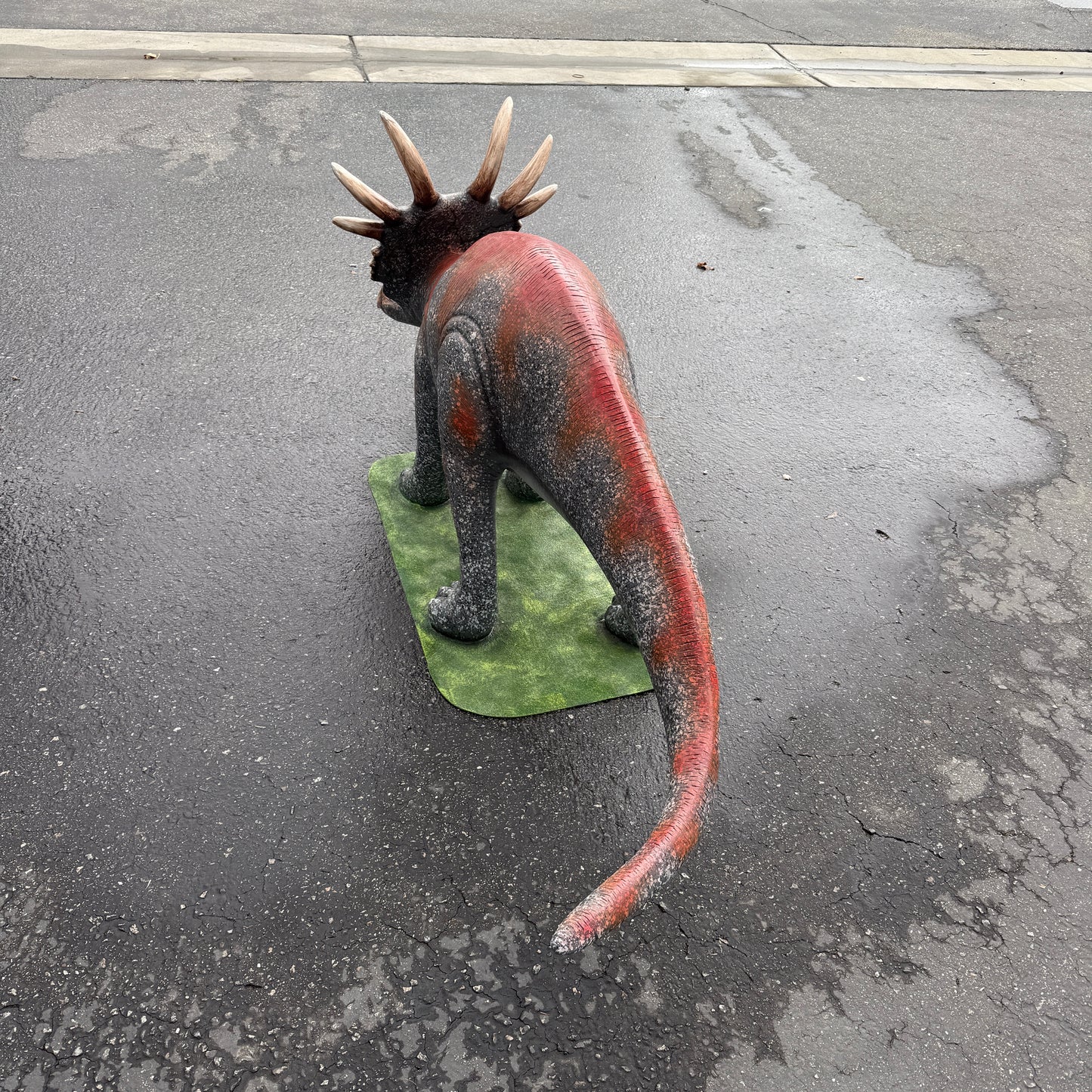 Baby Triceratops Dinosaur Life Size Statue