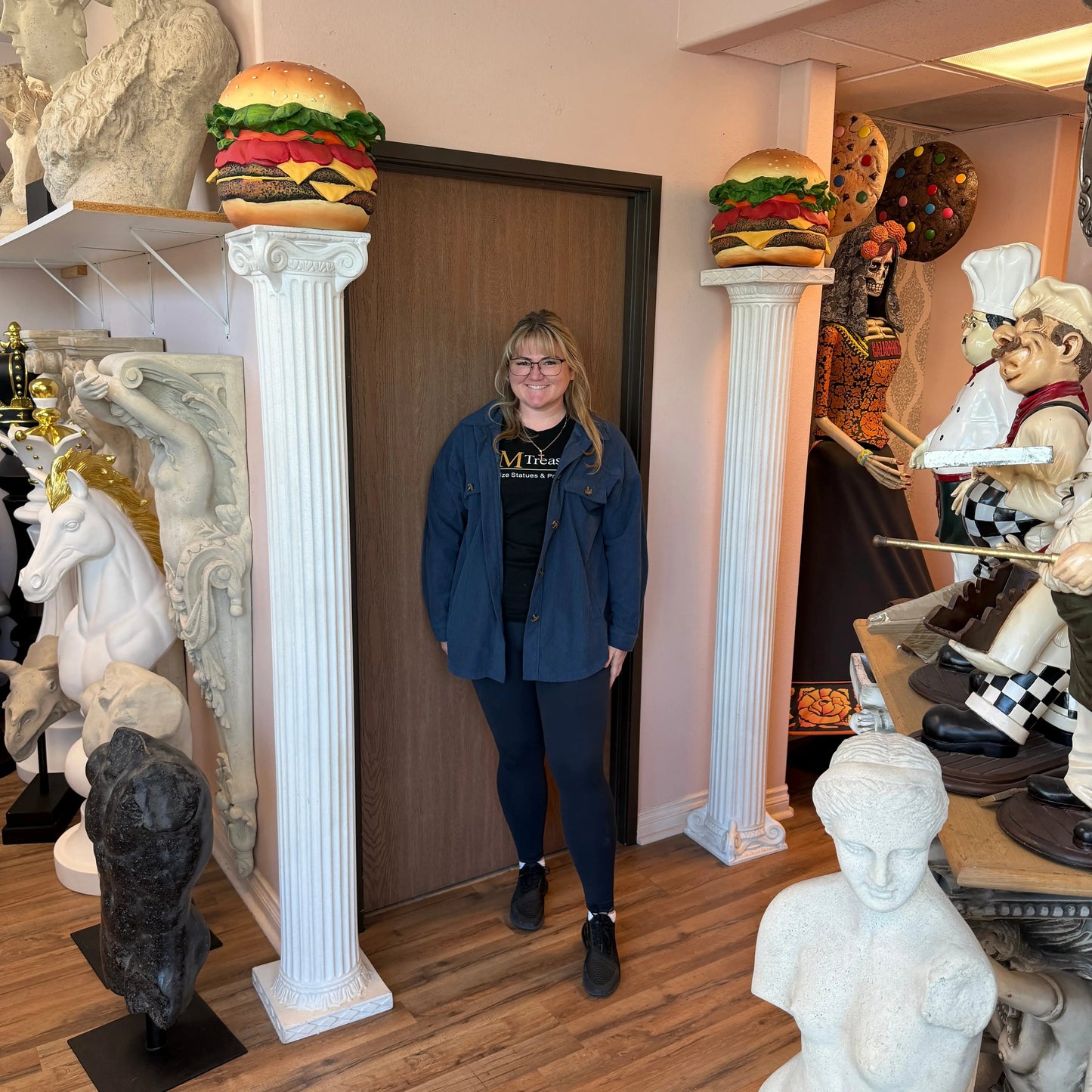 Plastic Column Pillars Set of 2 CoulumnPlasticSet