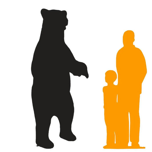 Standing Polar Bear Statue A0696-4002-T