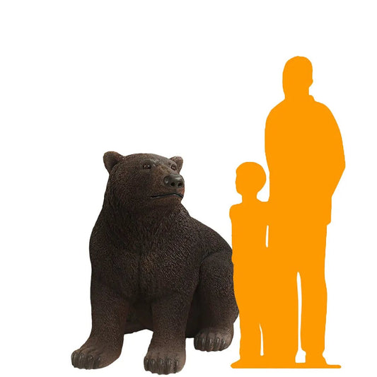 Sitting Bear Statue A0698-4003-2-T