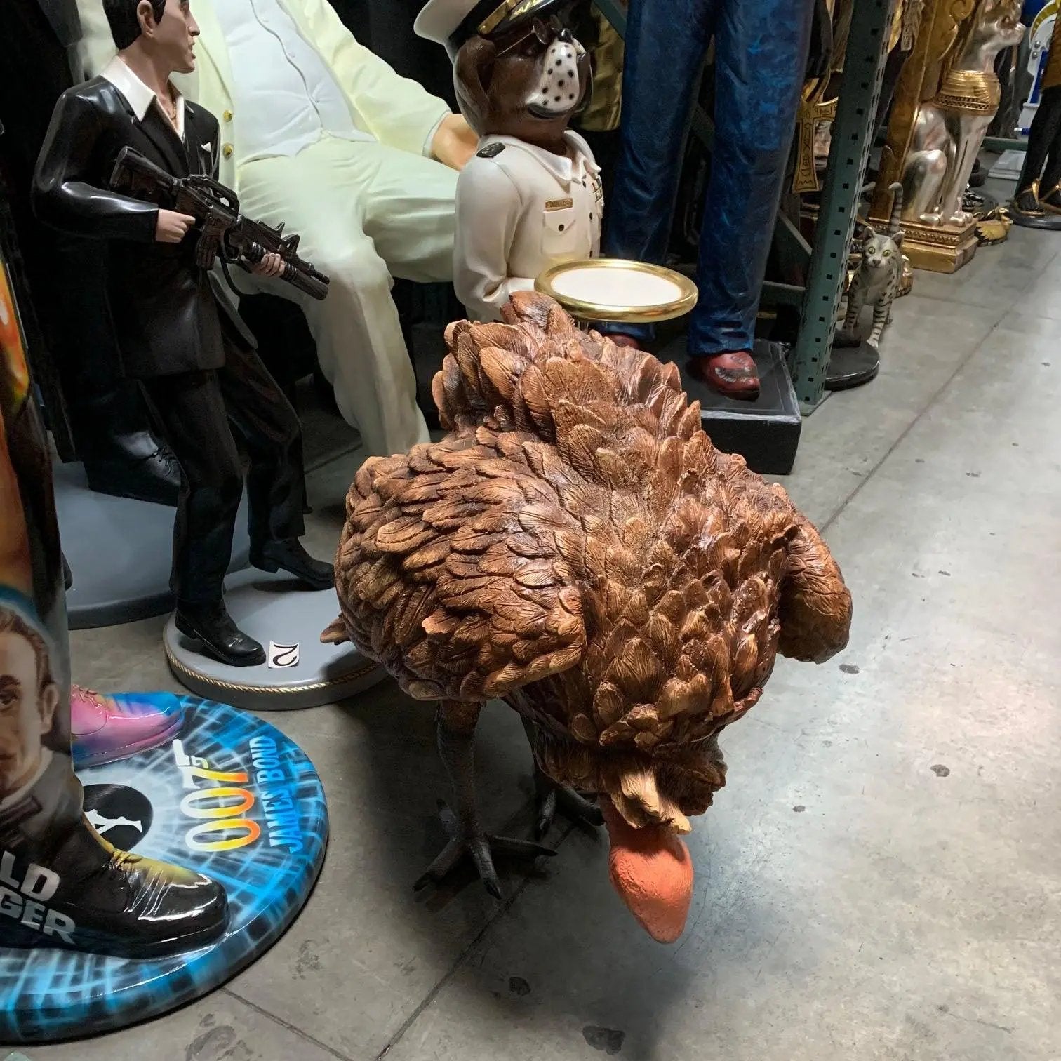 Vulture Life Size Statue A0703-4022-T