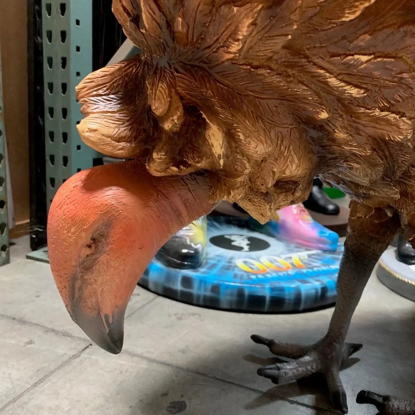 Vulture Life Size Statue A0703-4022-T