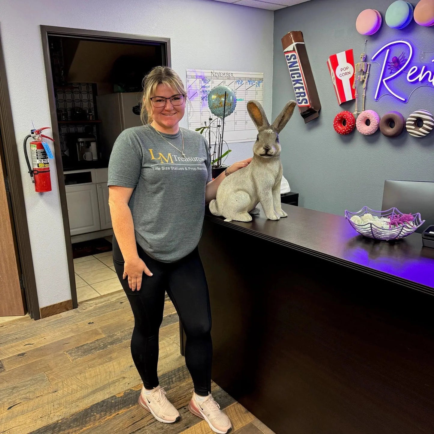 Bunny Rabbit Statue A0704-4032-T