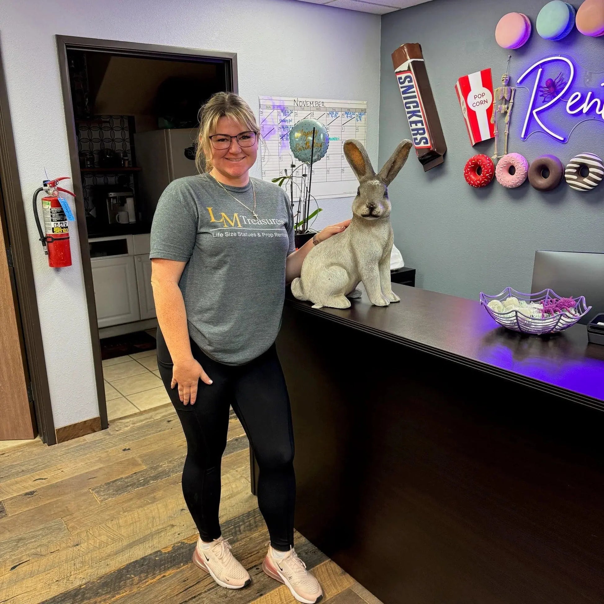 Bunny Rabbit Statue A0704-4032-T