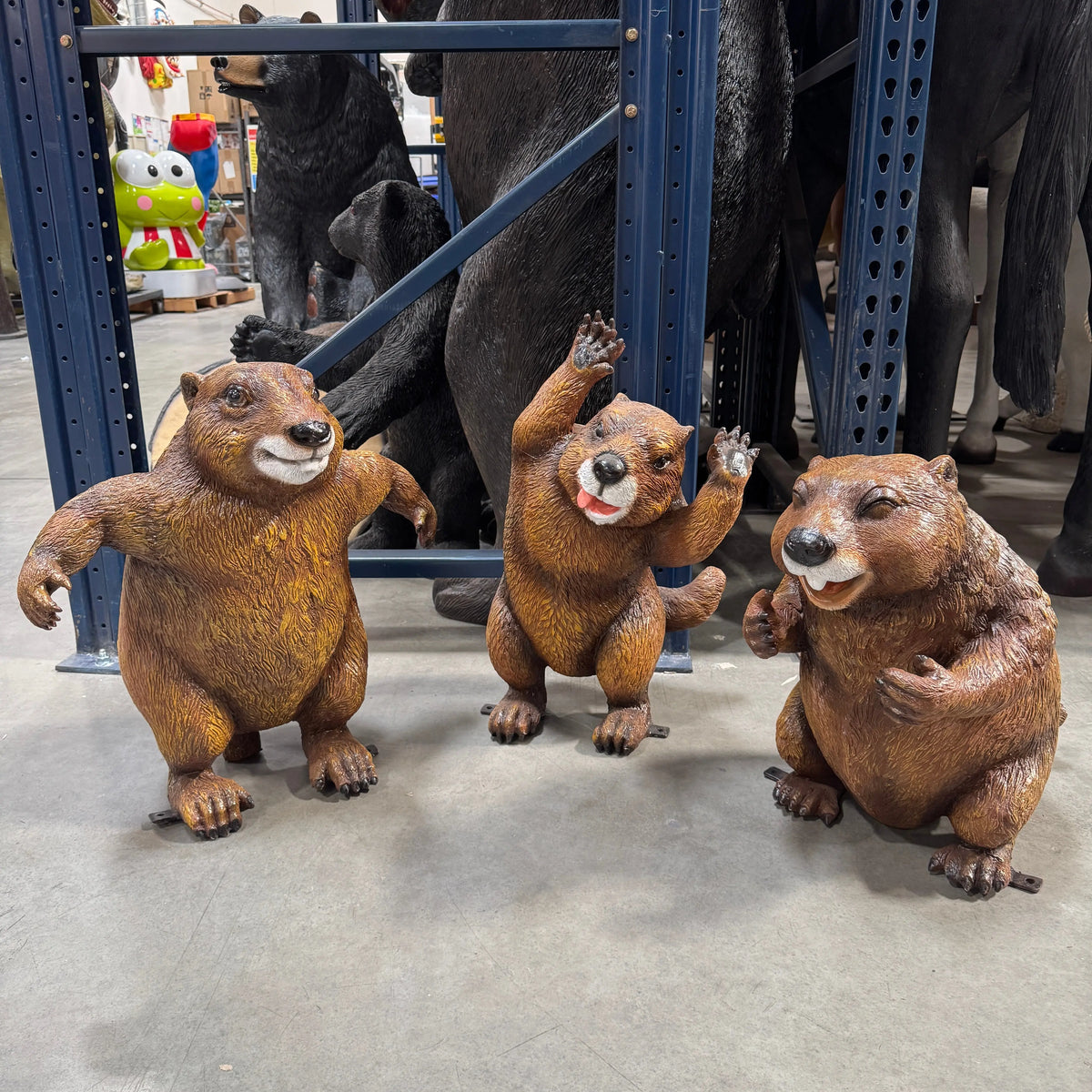 Wild Groundhog Statue A0109-4113-3-T