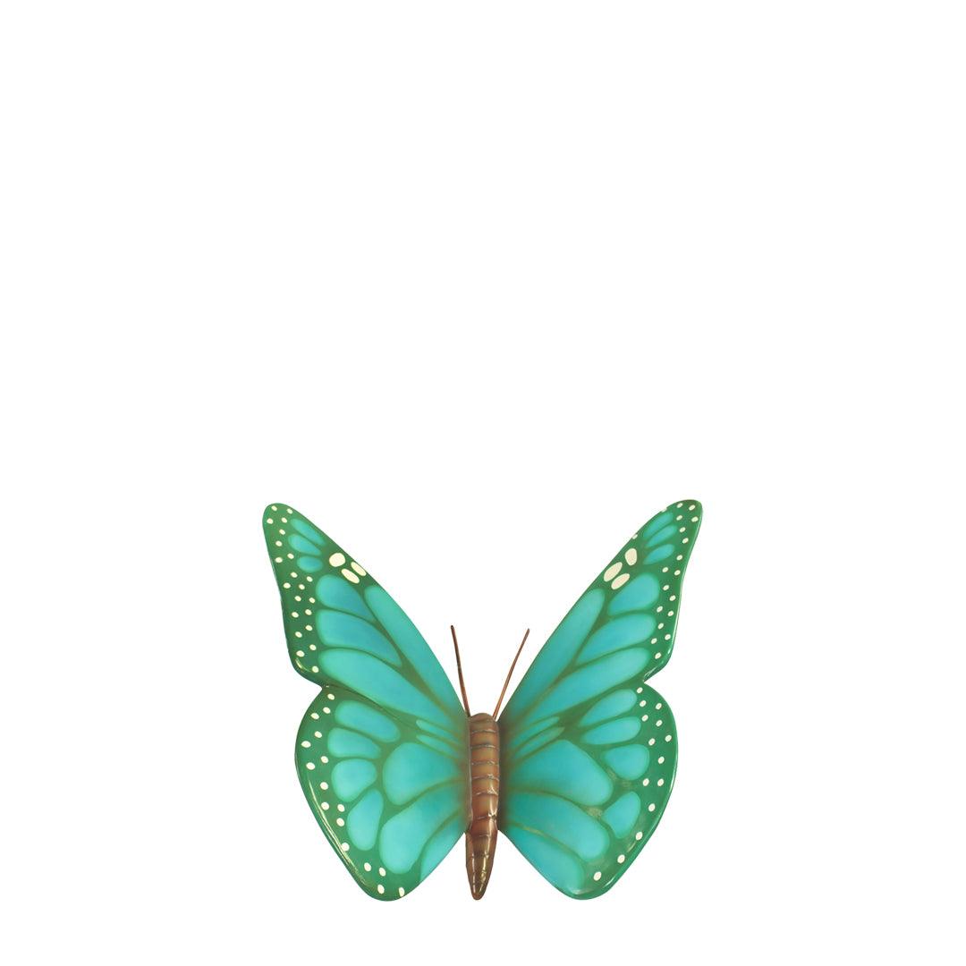 Large Cyan Butterfly Statue - LM Treasures Prop Rentals