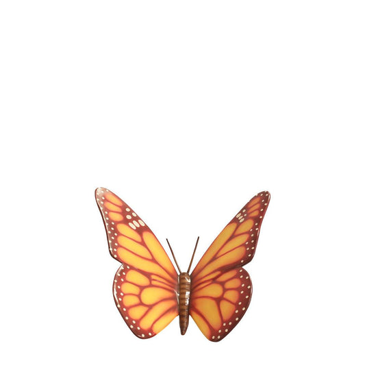 Large Orange Butterfly Statue - LM Treasures Prop Rentals