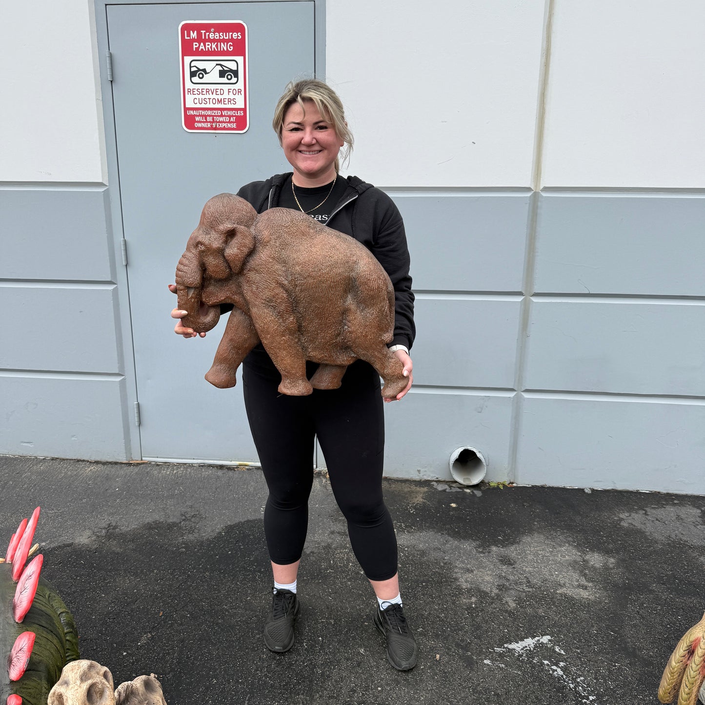 Small Mammoth Table Top Statue