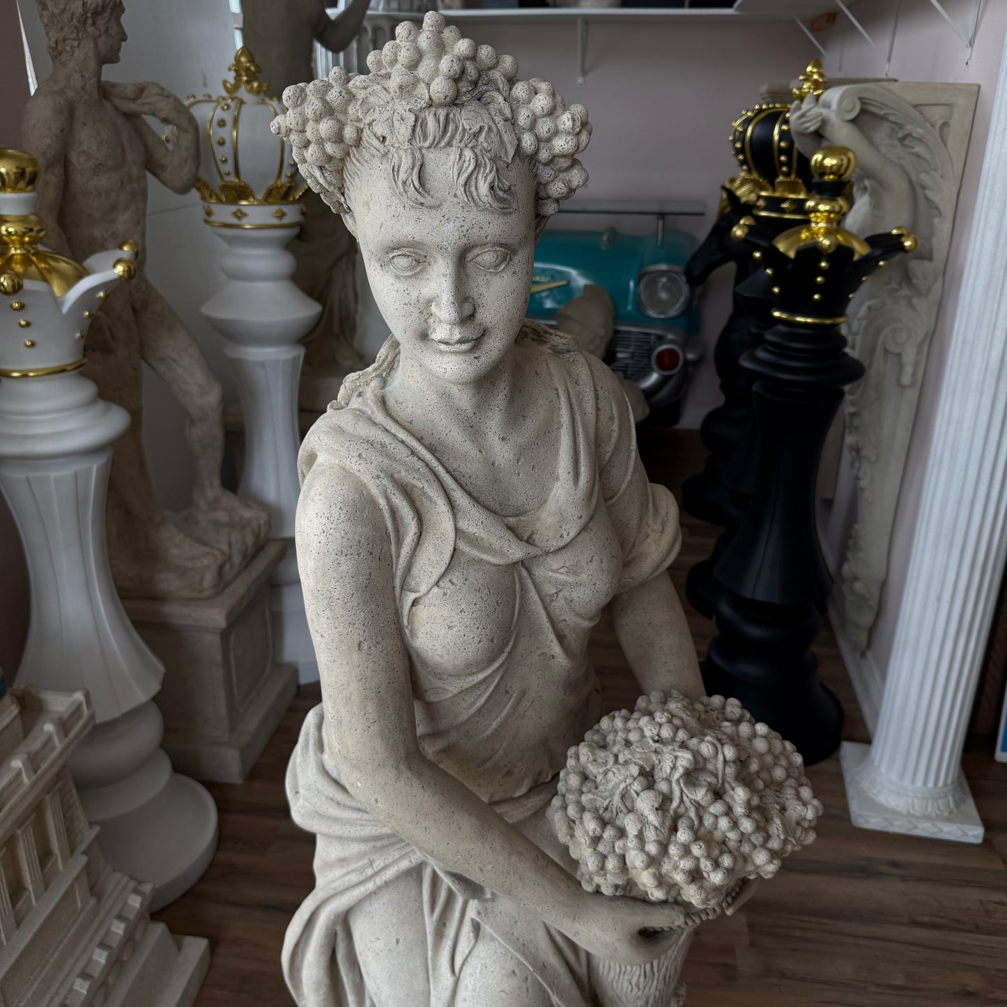 Autumn Season Stone Statue