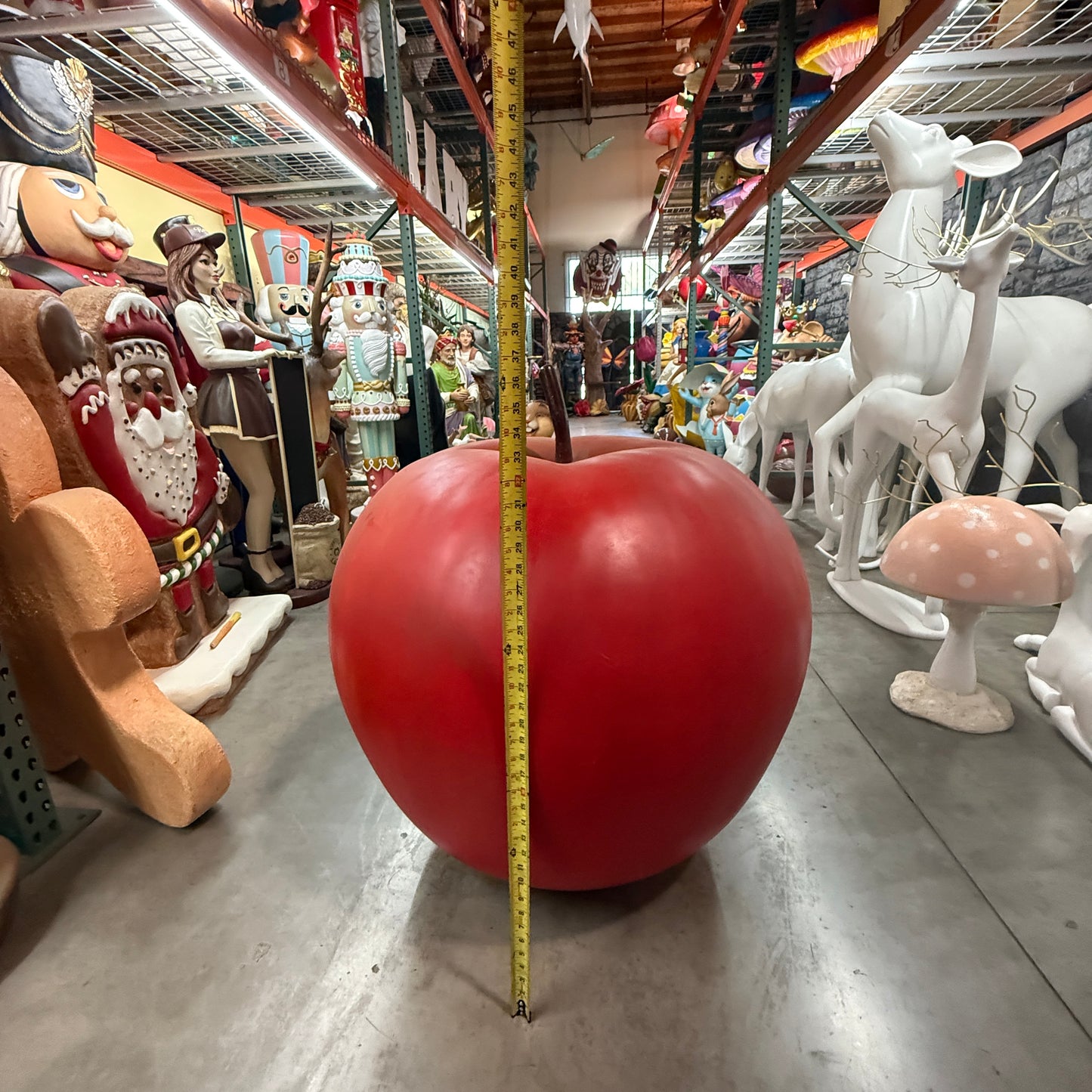 Jumbo Apple Statue