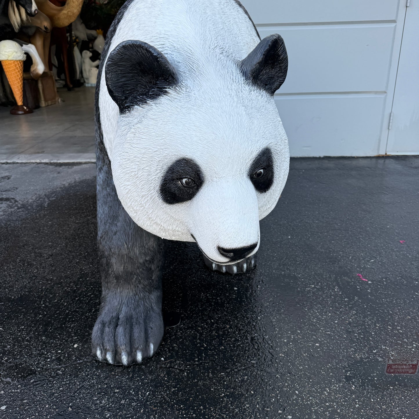 Walking Panda Statue