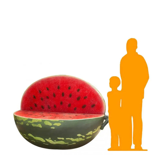 Watermelon Bench Statue F0190-5133-T