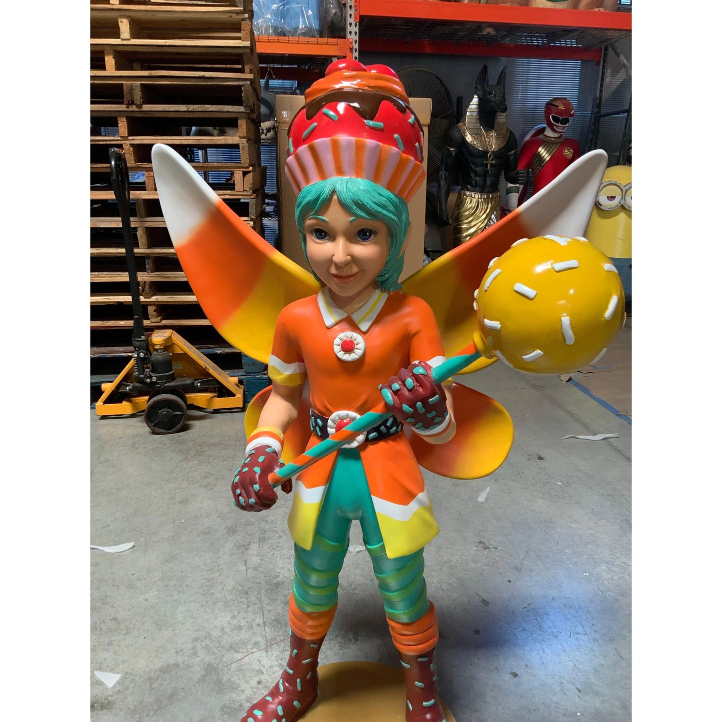 Boy Candy Fairy Statue