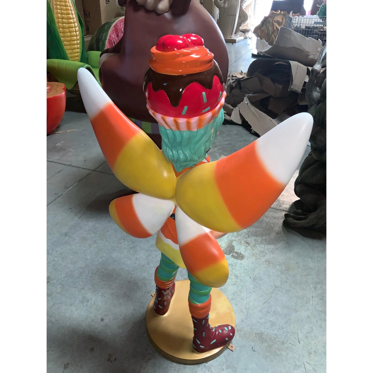 Boy Candy Fairy Statue