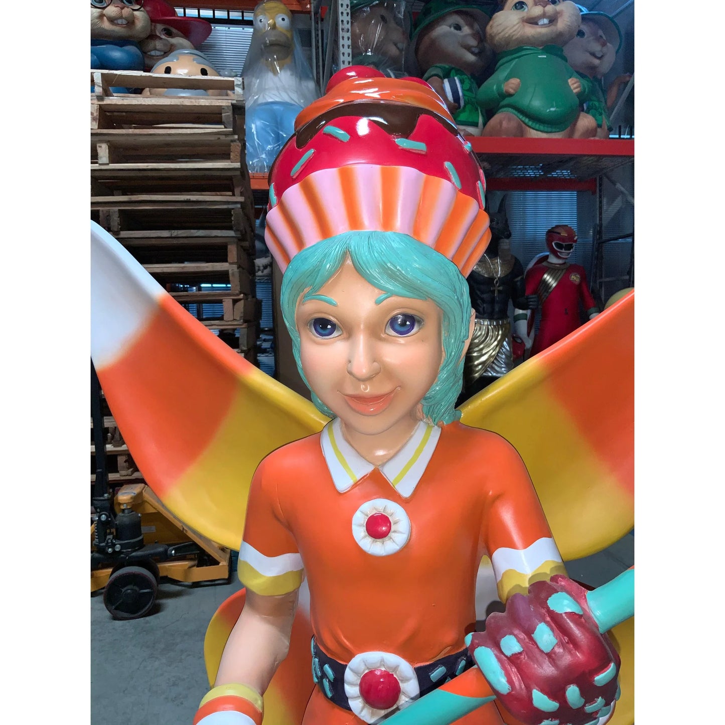 Boy Candy Fairy Statue