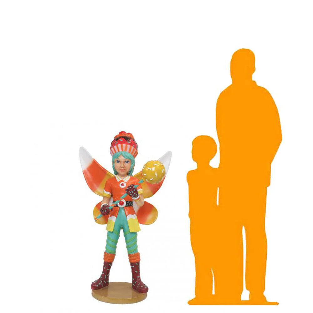 Boy Candy Fairy Statue