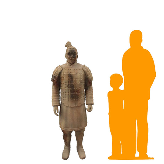 Stone Warrior Life Size Statue