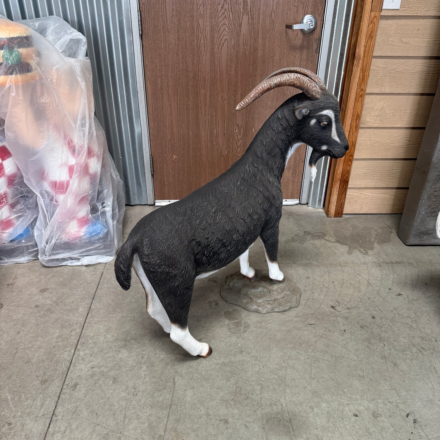 Black Billy Goat Statue