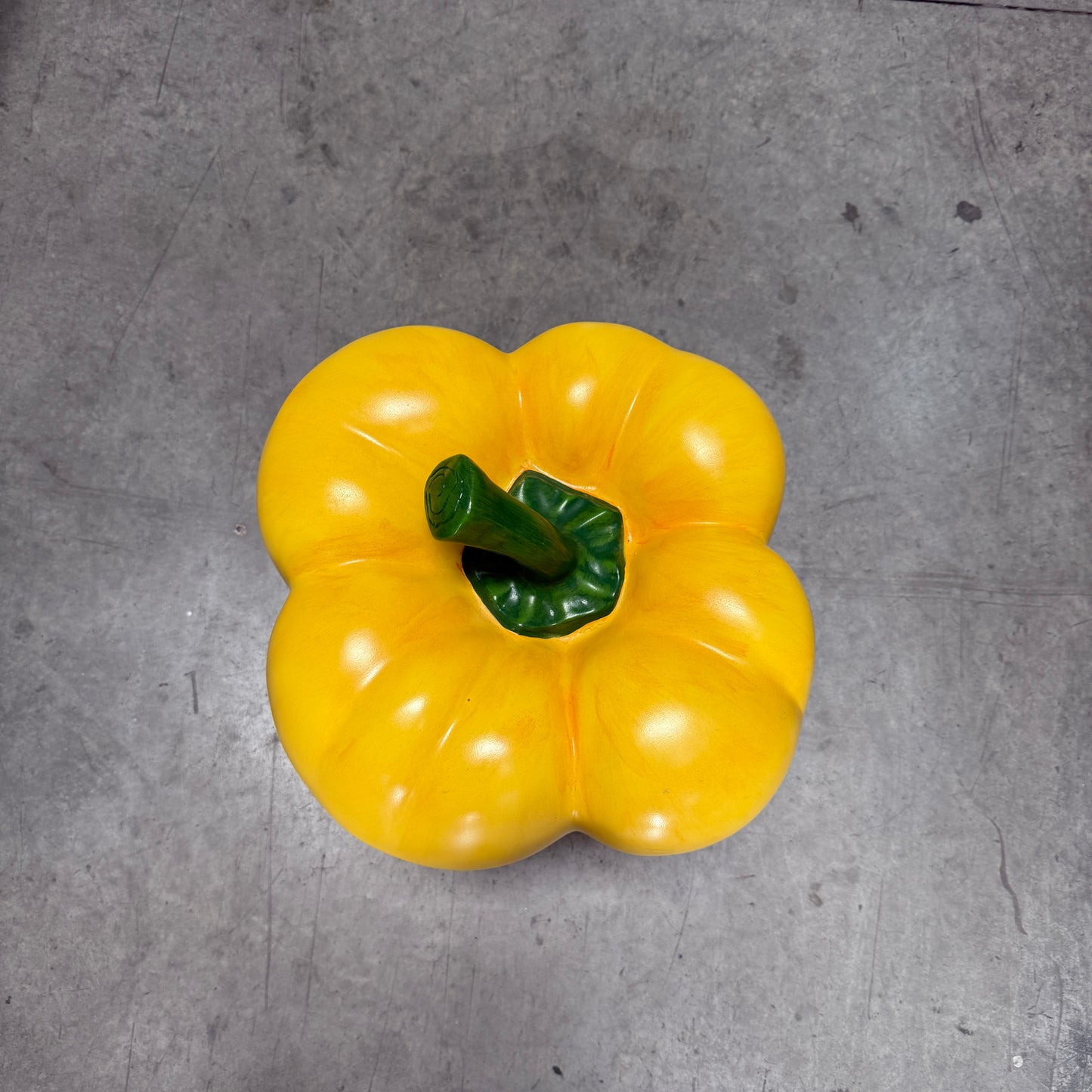 Yellow Bell Pepper Statue