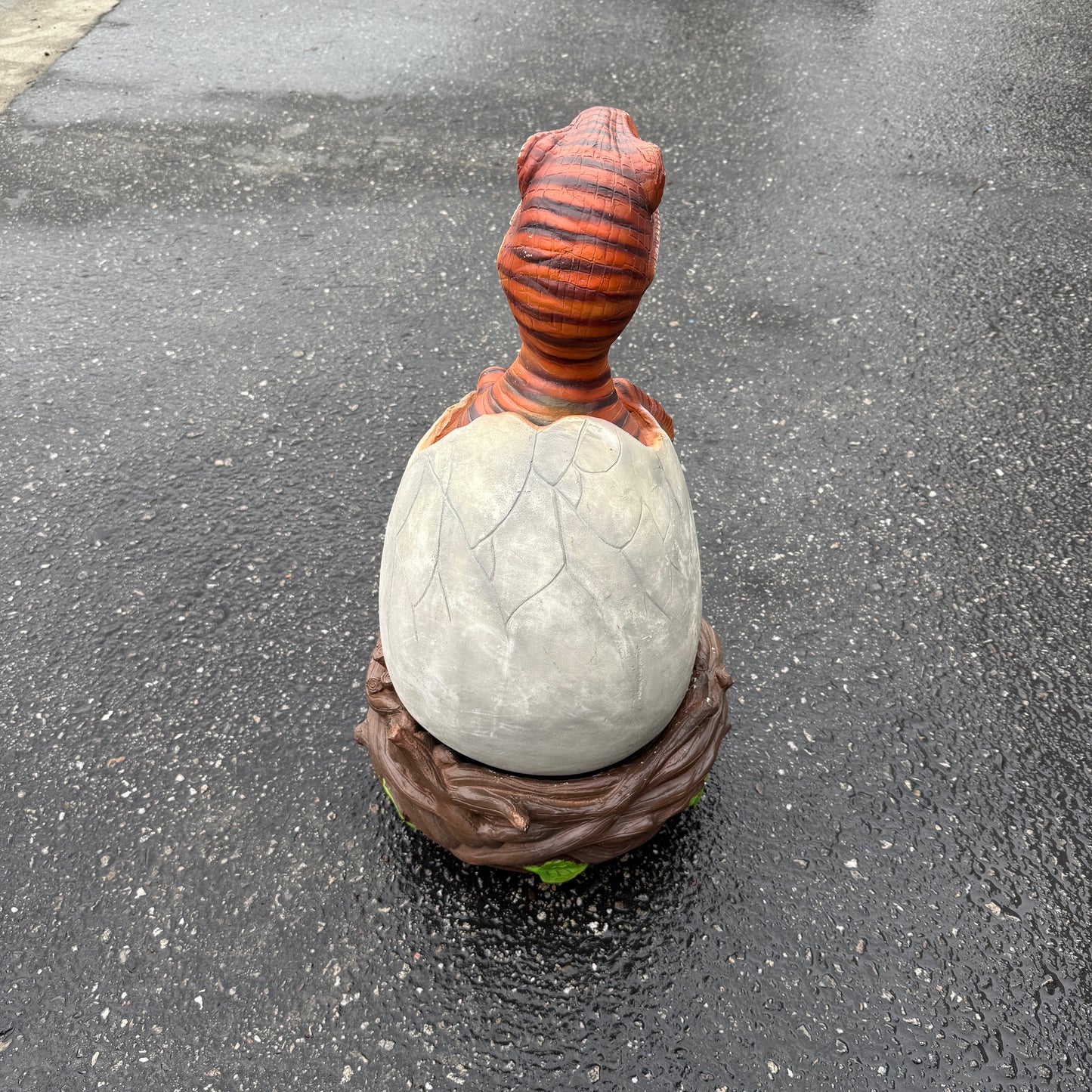 Hatching Raptor Dinosaur Statue