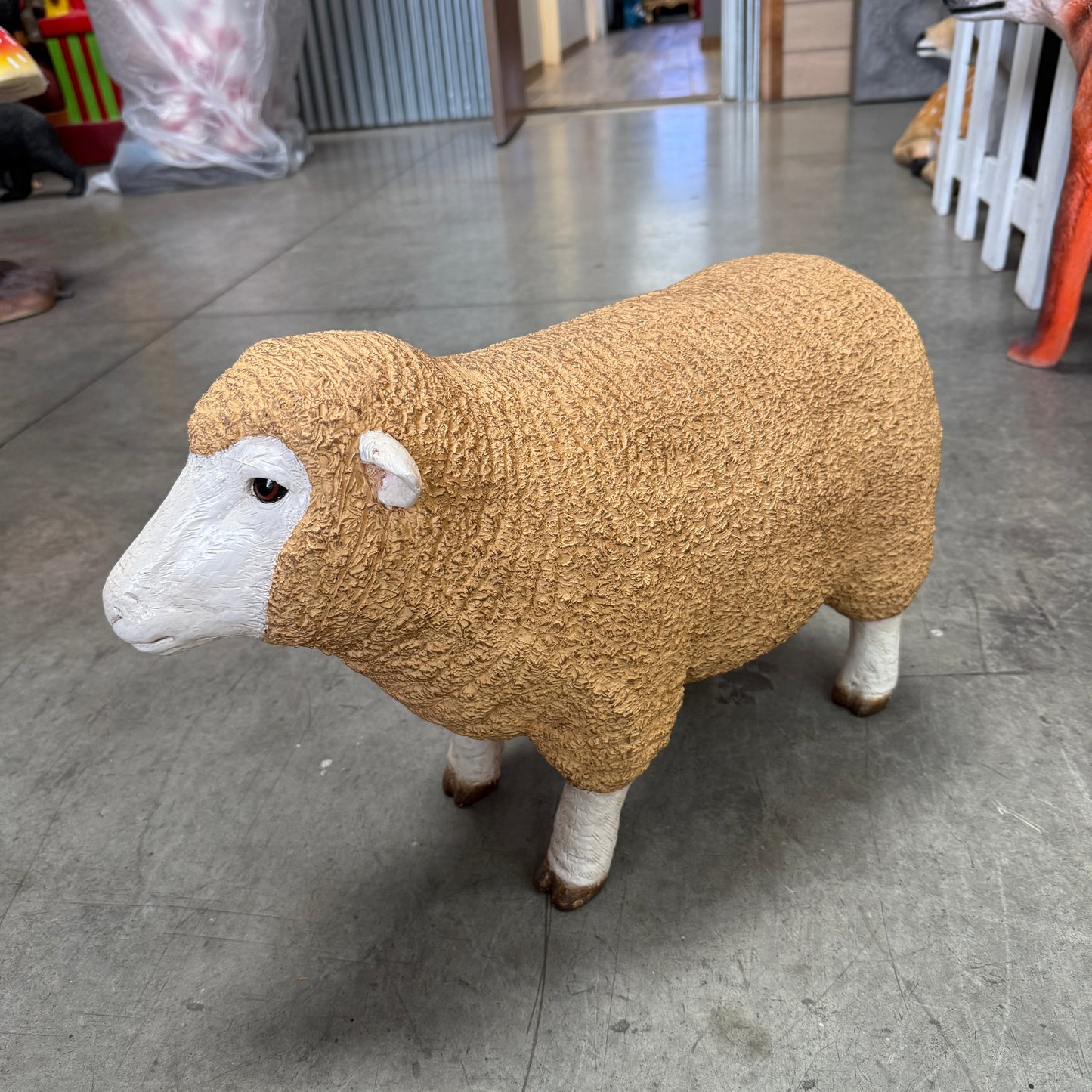 Baby Merino Ewe Statue