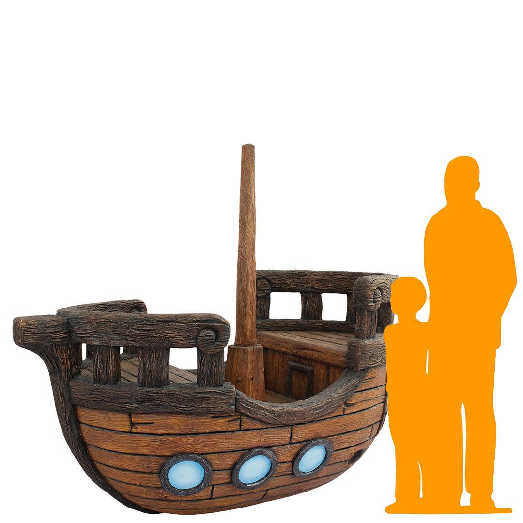 Pirate Ship Life Size Statue - LM Treasures Prop Rentals 
