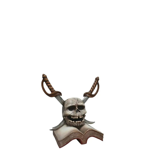 Magic Skull Book Mythical Prop Resin Decor M0179-6024-T