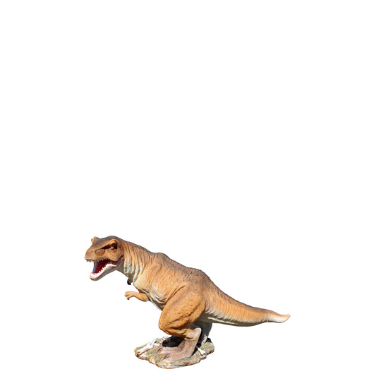 Small Brown T-Rex Dinosaur Statue