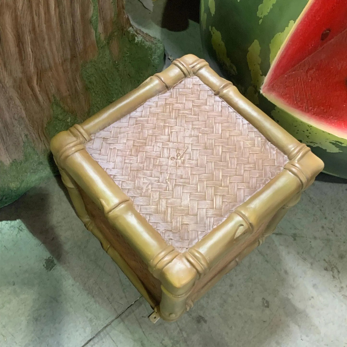 Bamboo Resin Crate F0192-6175-T