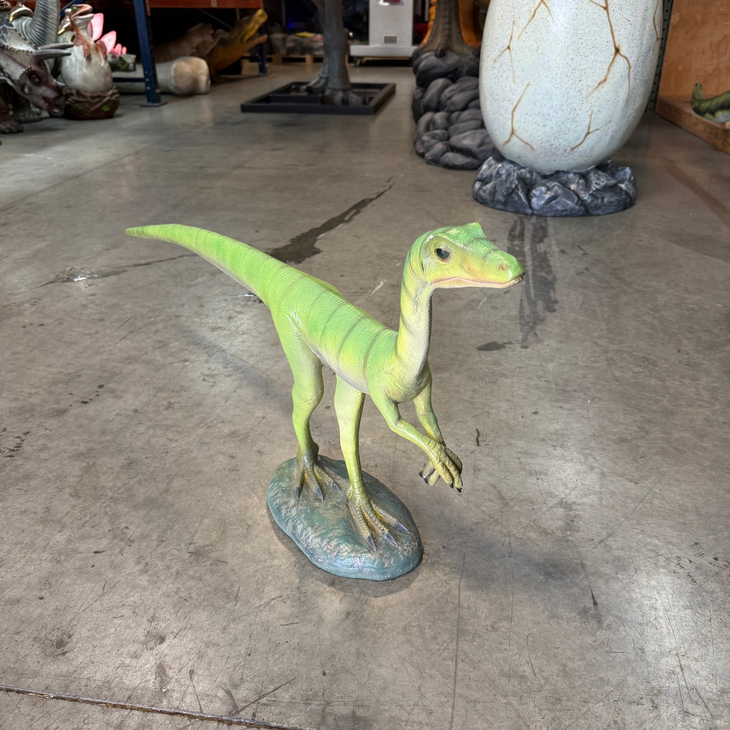 Compsognathus Dinosaur Statue