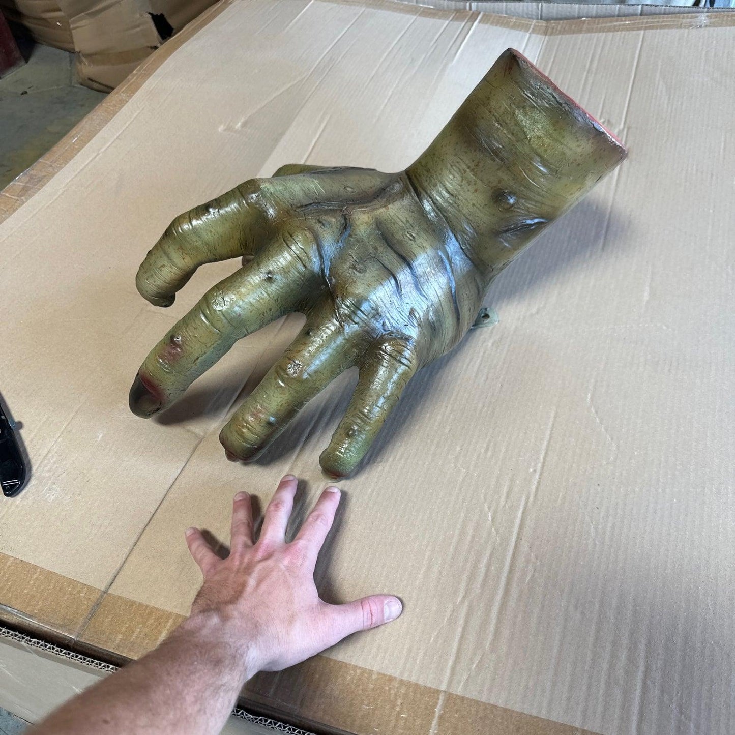 Graveyard Zombie Hand Statue