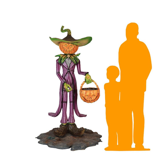 Mr Spooky Head Statue