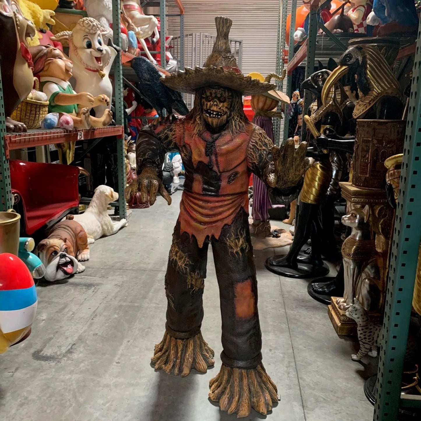 Scarecrow Monster Statue
