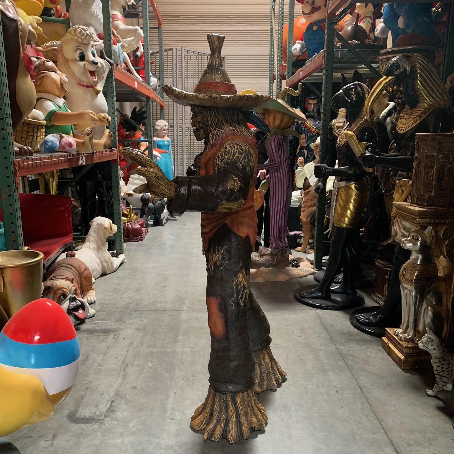 Scarecrow Monster Statue