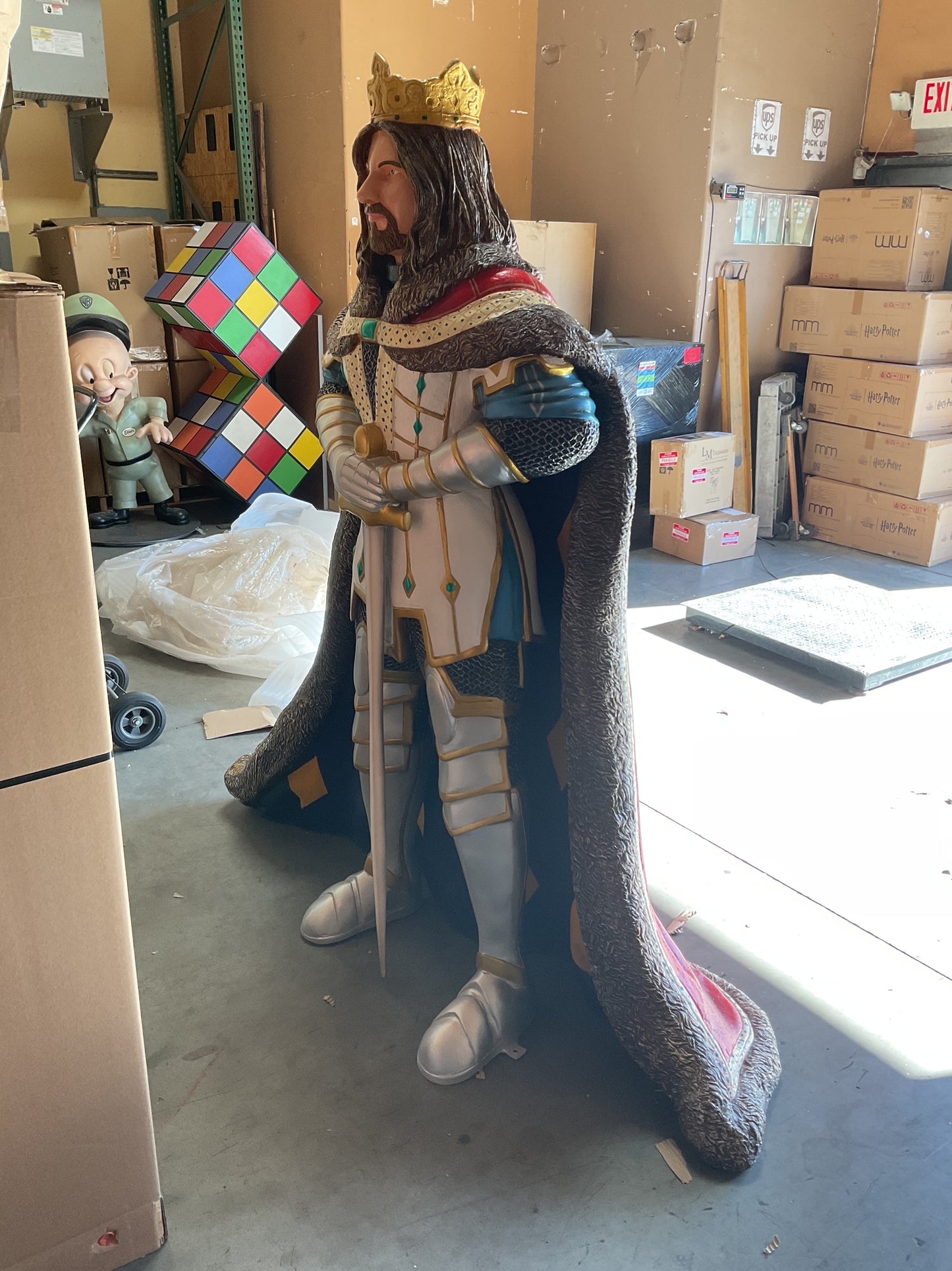 King Arthur Life Size Statue