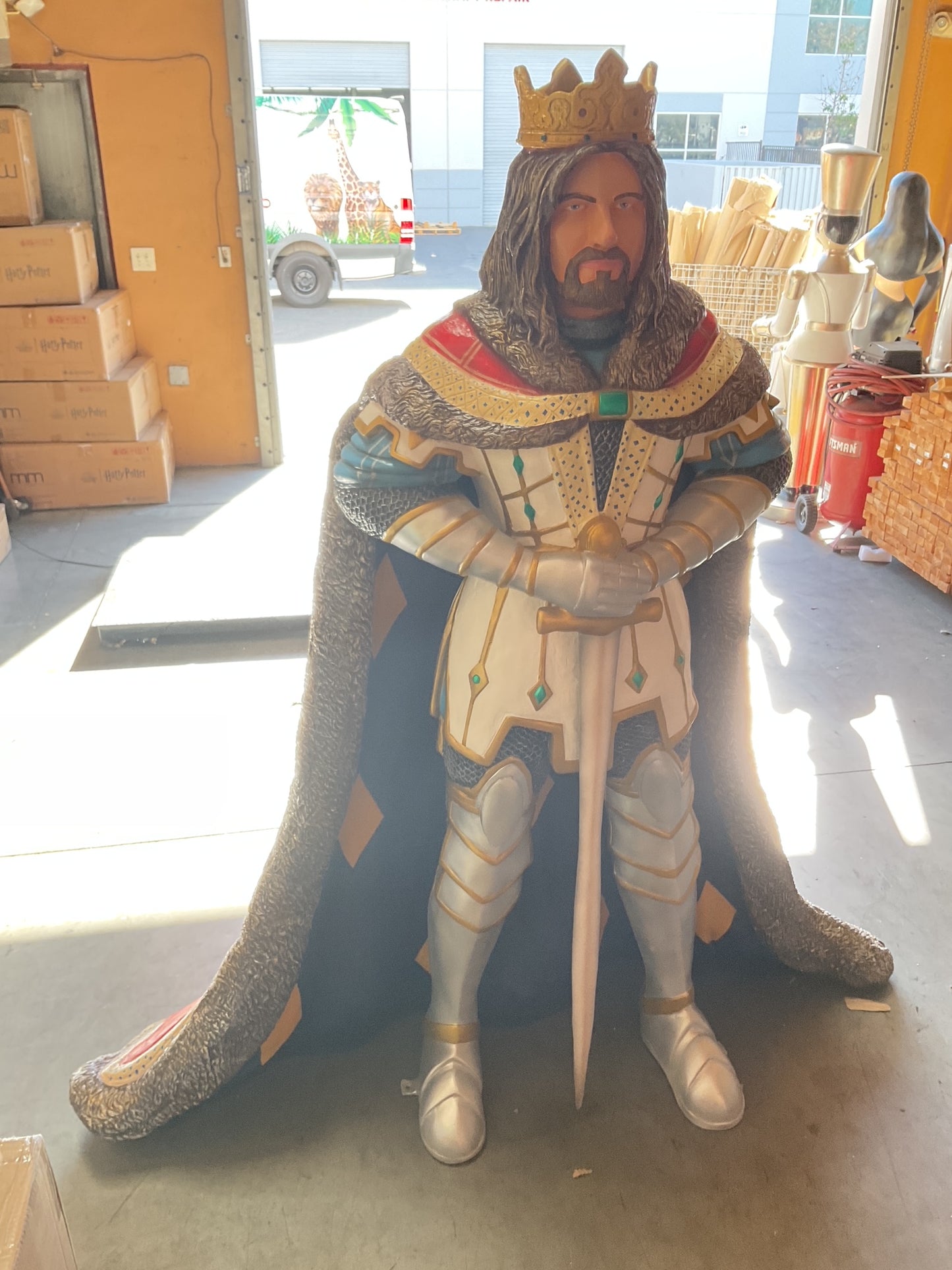 King Arthur Life Size Statue
