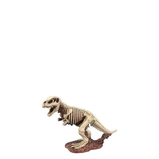 Small T-Rex Dinosaur Skeleton Statue