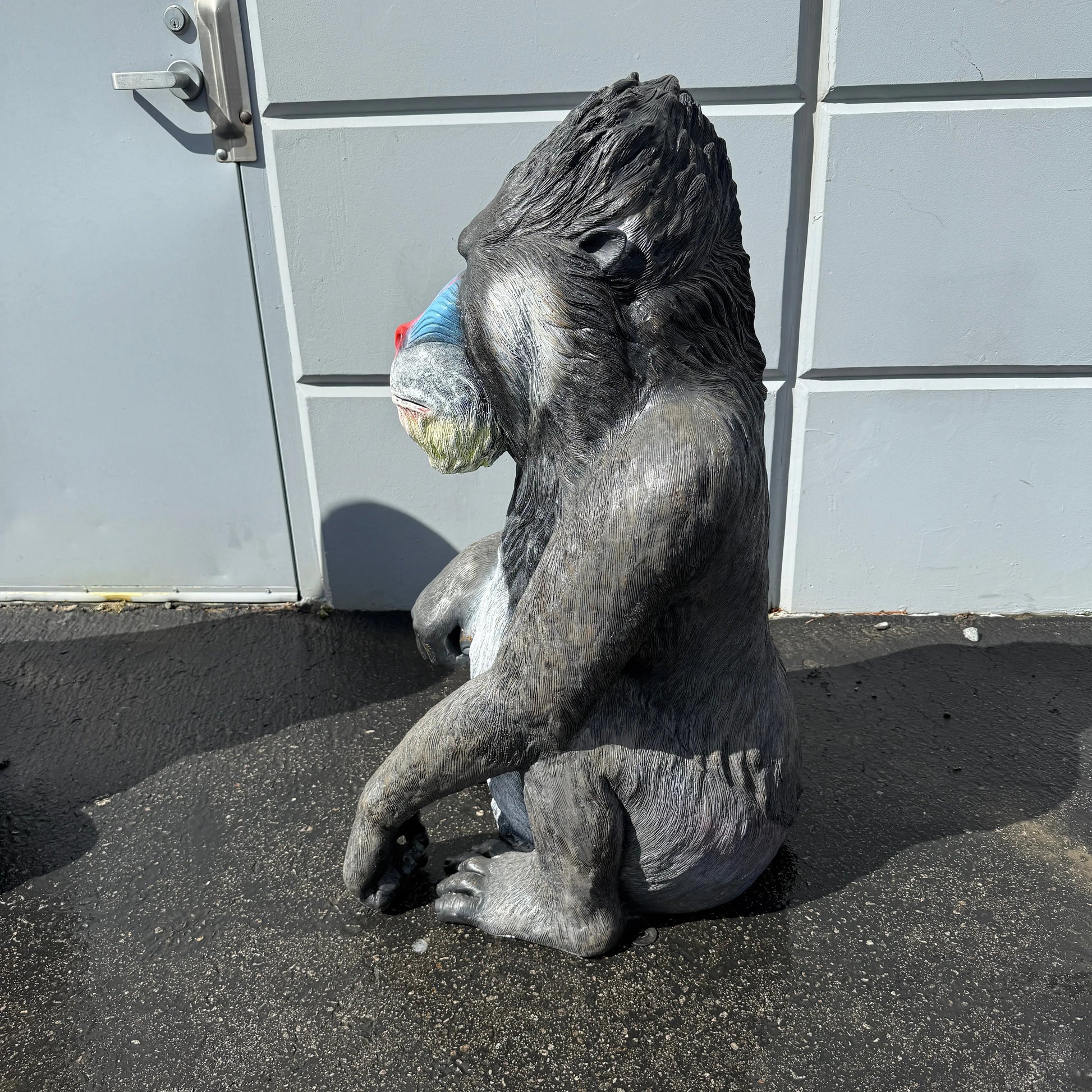 Mandrill Monkey Statue A0418-140094-H