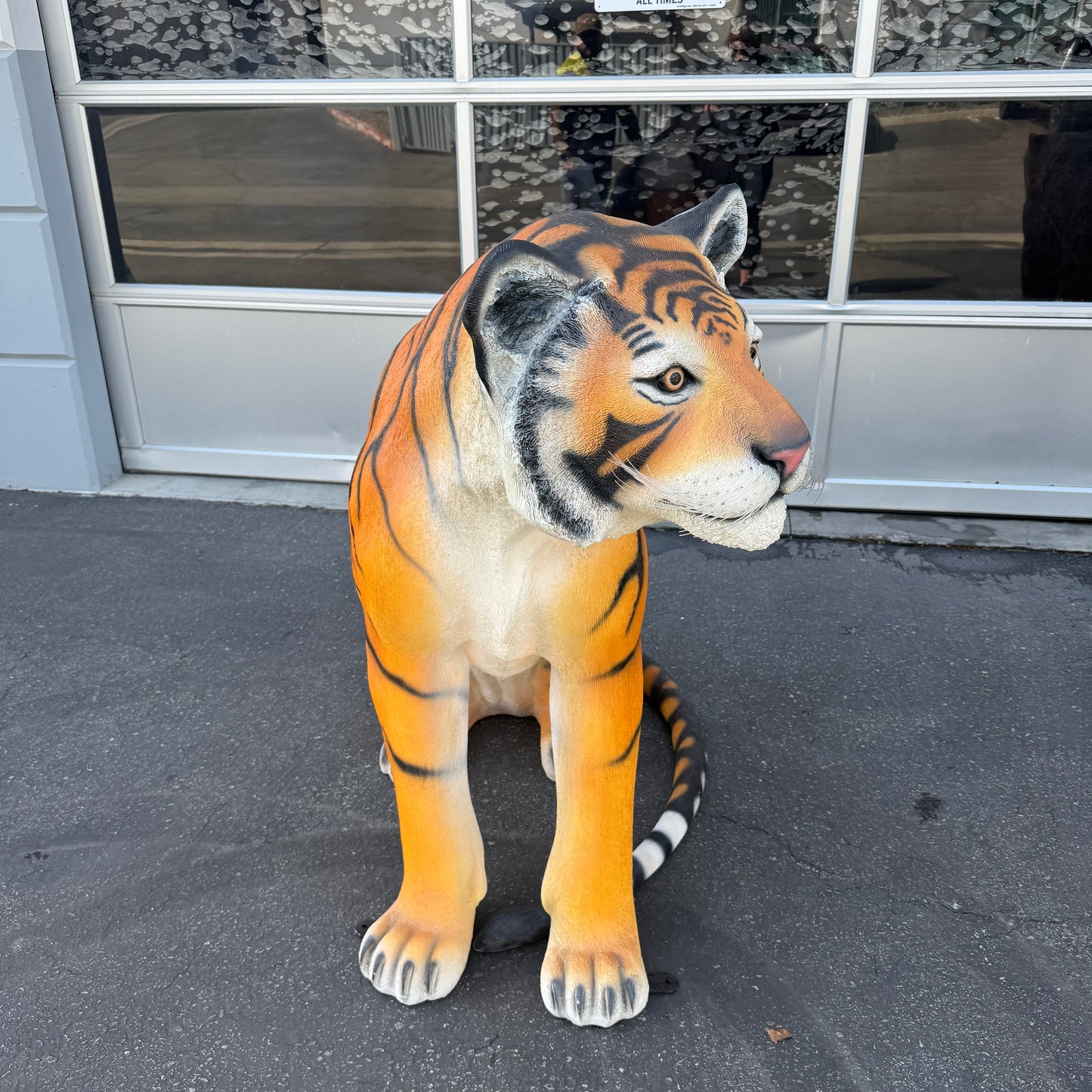 Sitting Tiger Statue