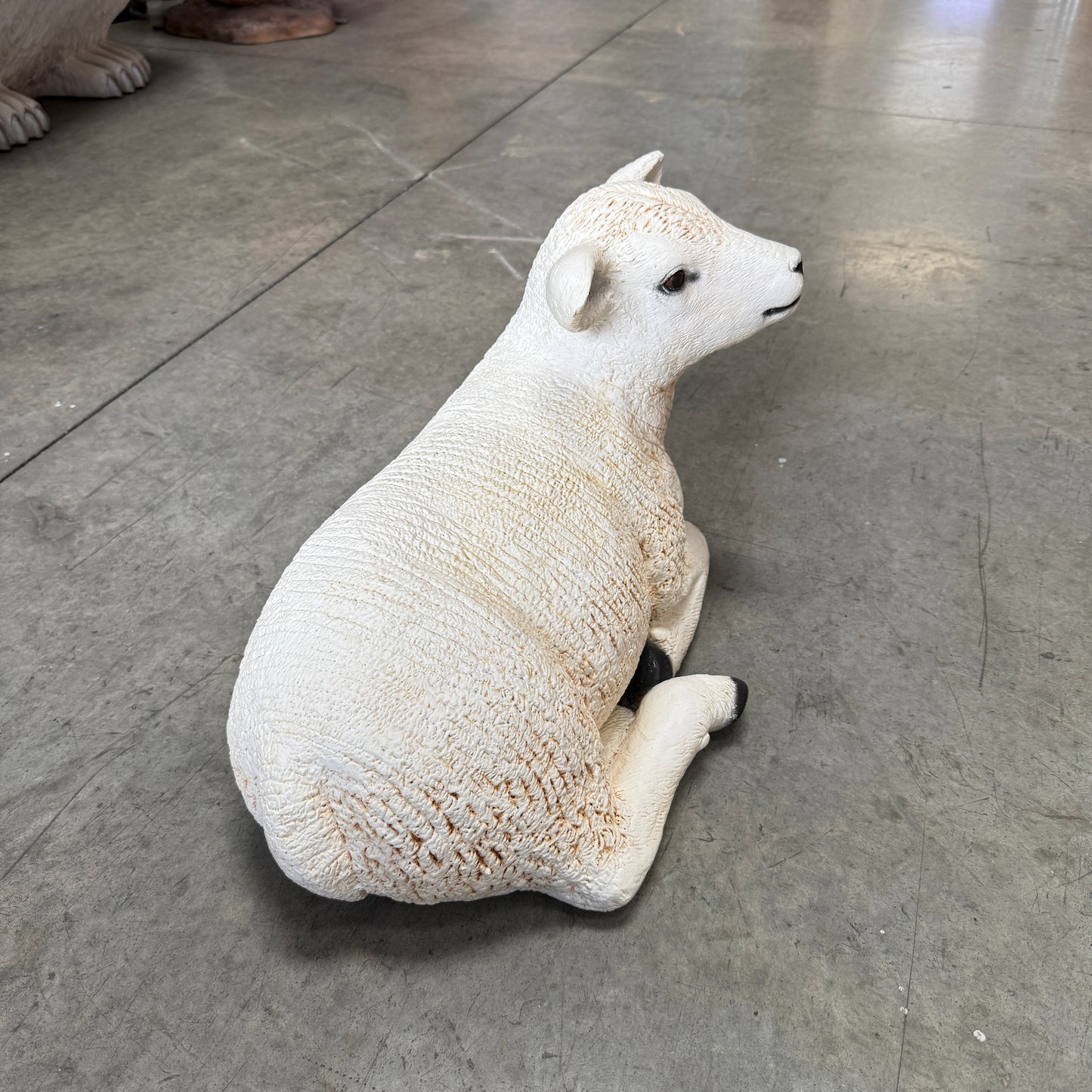 Texelaar Baby Lamb Laying Statue