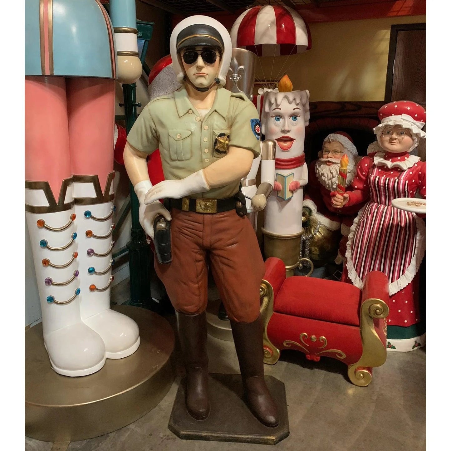 Policeman Highway Patrol Statue LS190-675-A