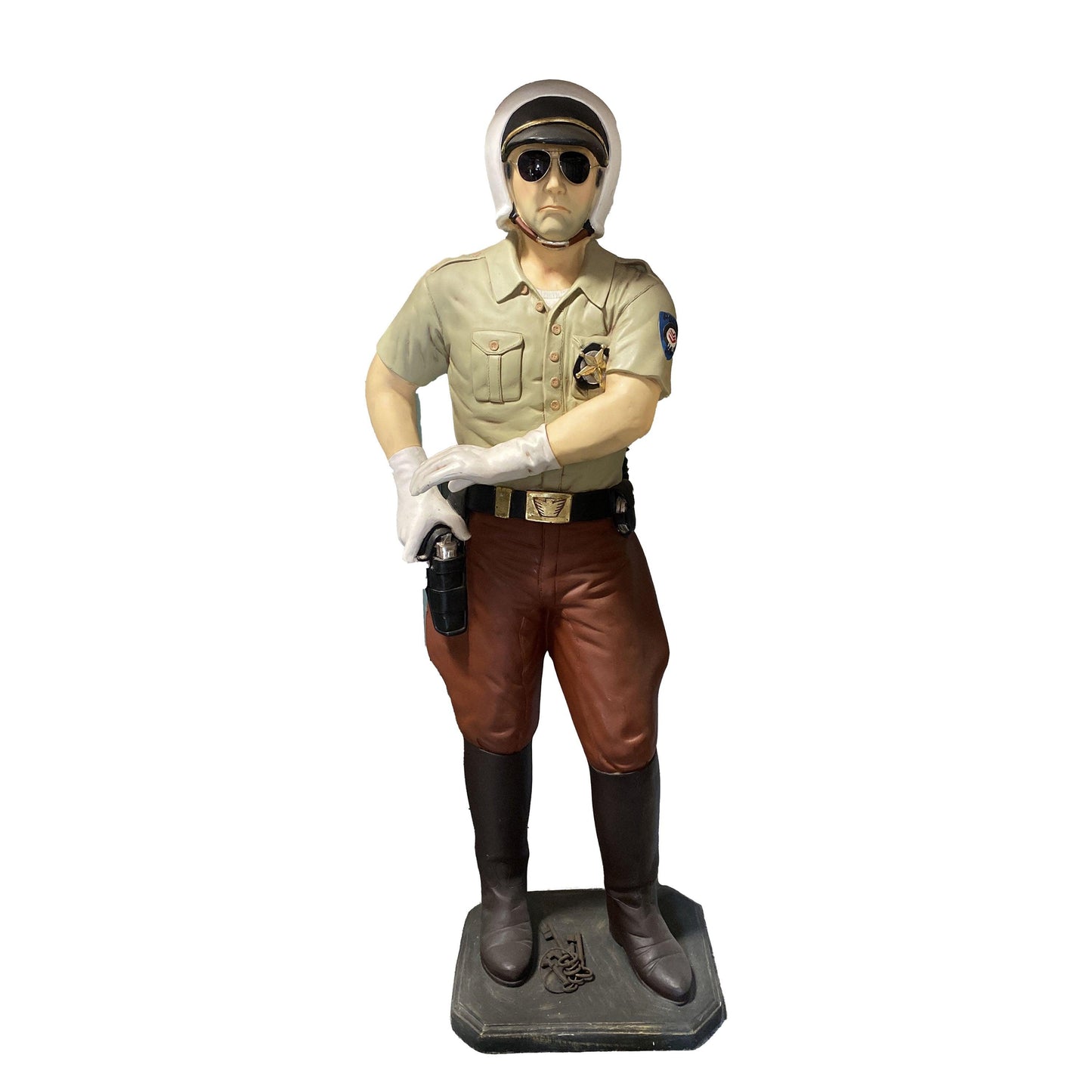 Policeman Highway Patrol Statue - LM Treasures Prop Rentals