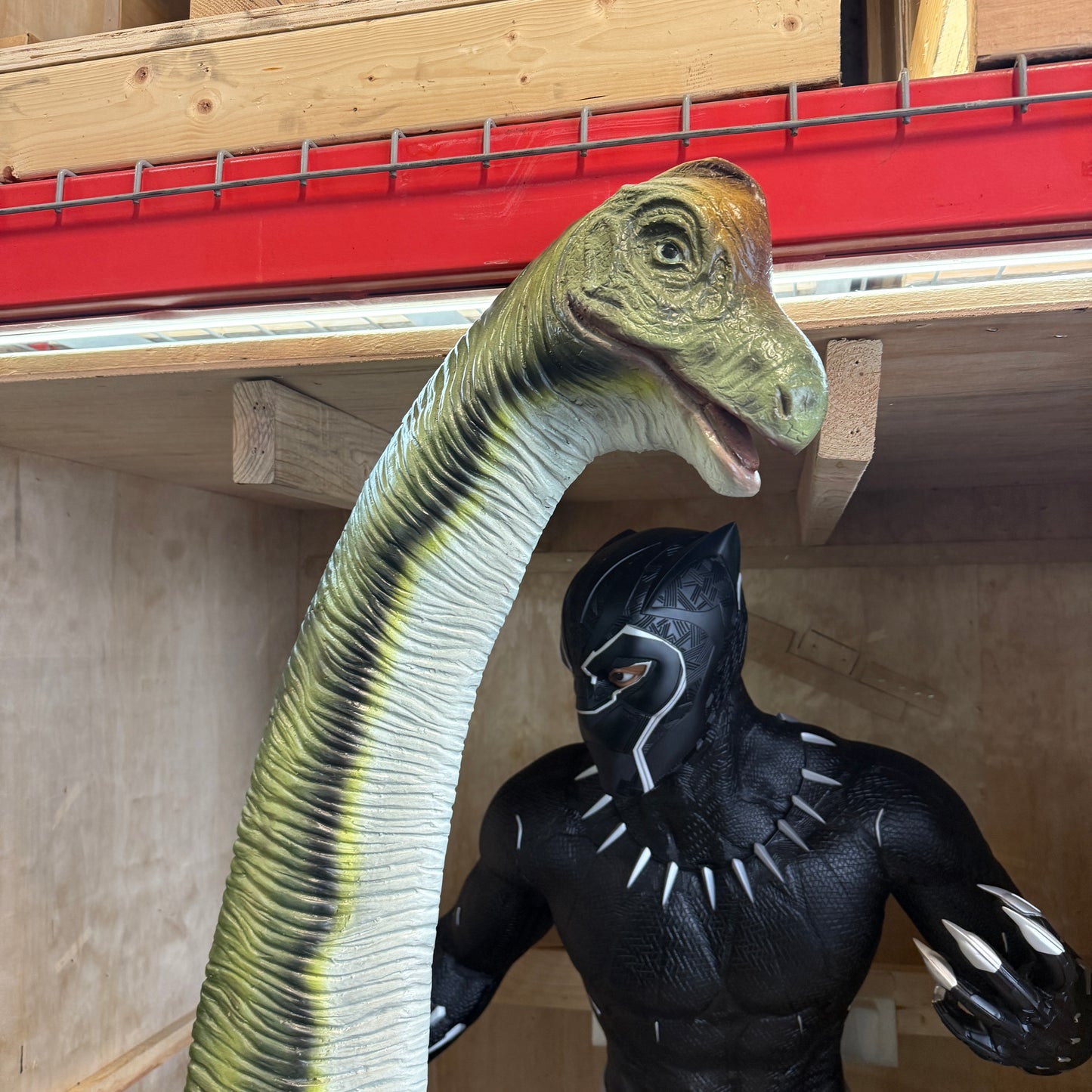 Brachiosaurus Dinosaur Wall Decor Statue