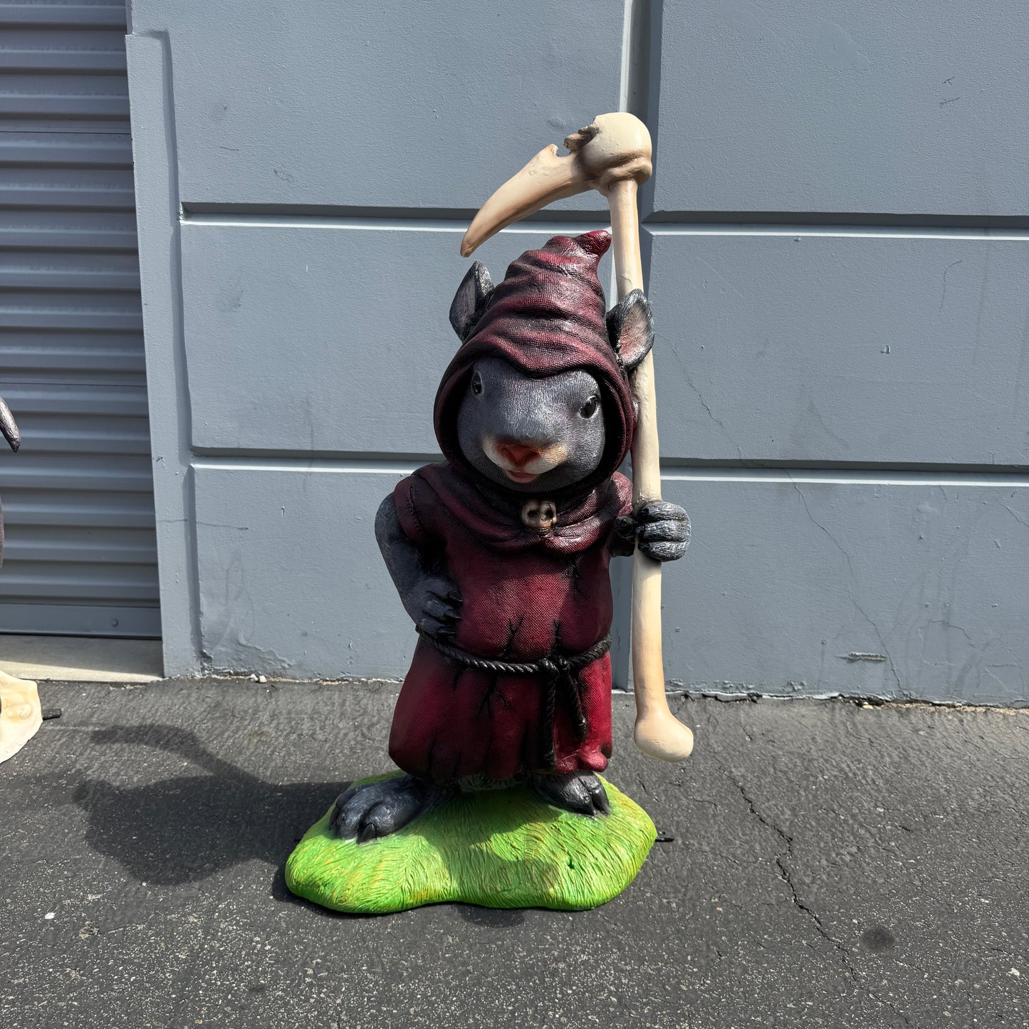 Grim Reaper Mouse Halloween Statue