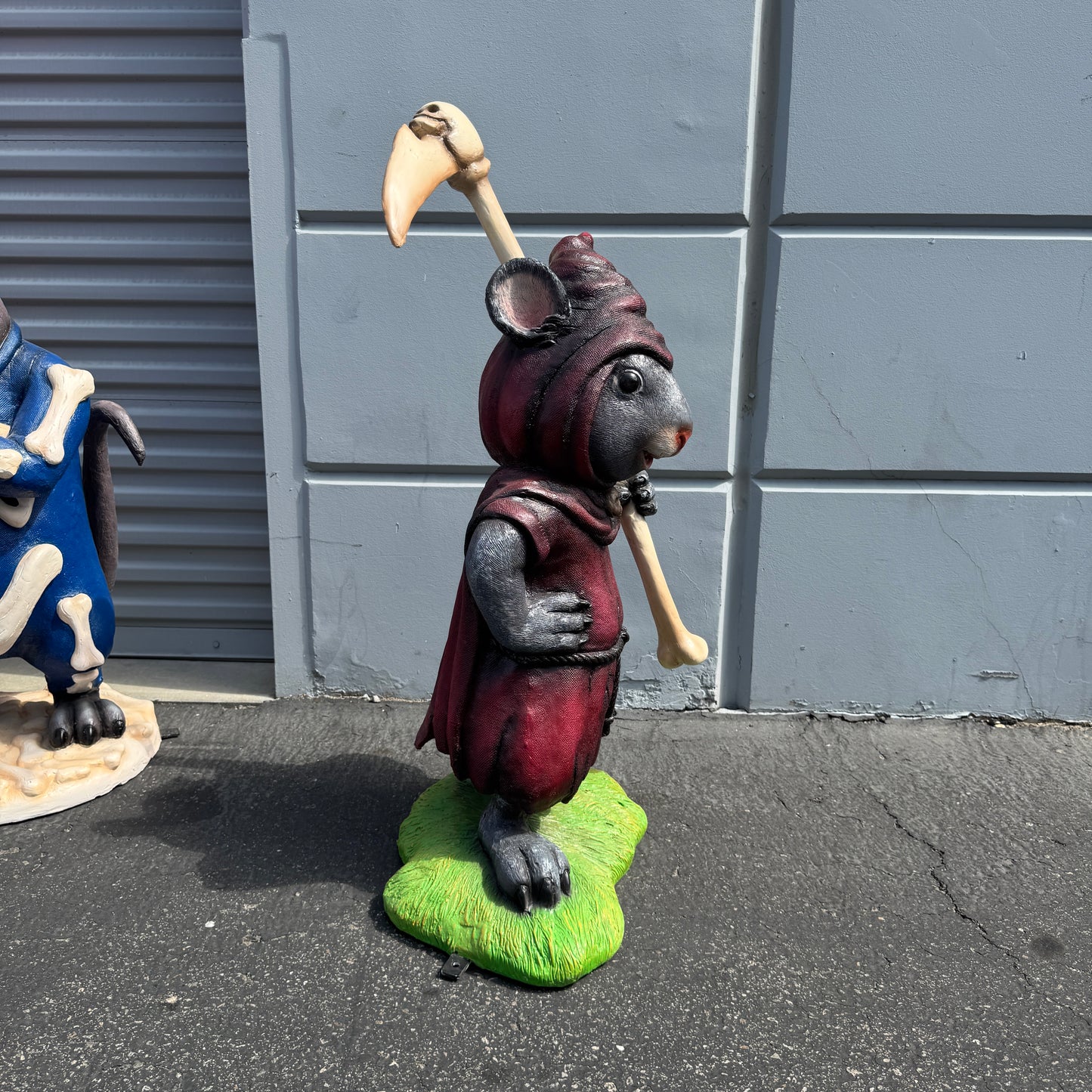 Grim Reaper Mouse Halloween Statue