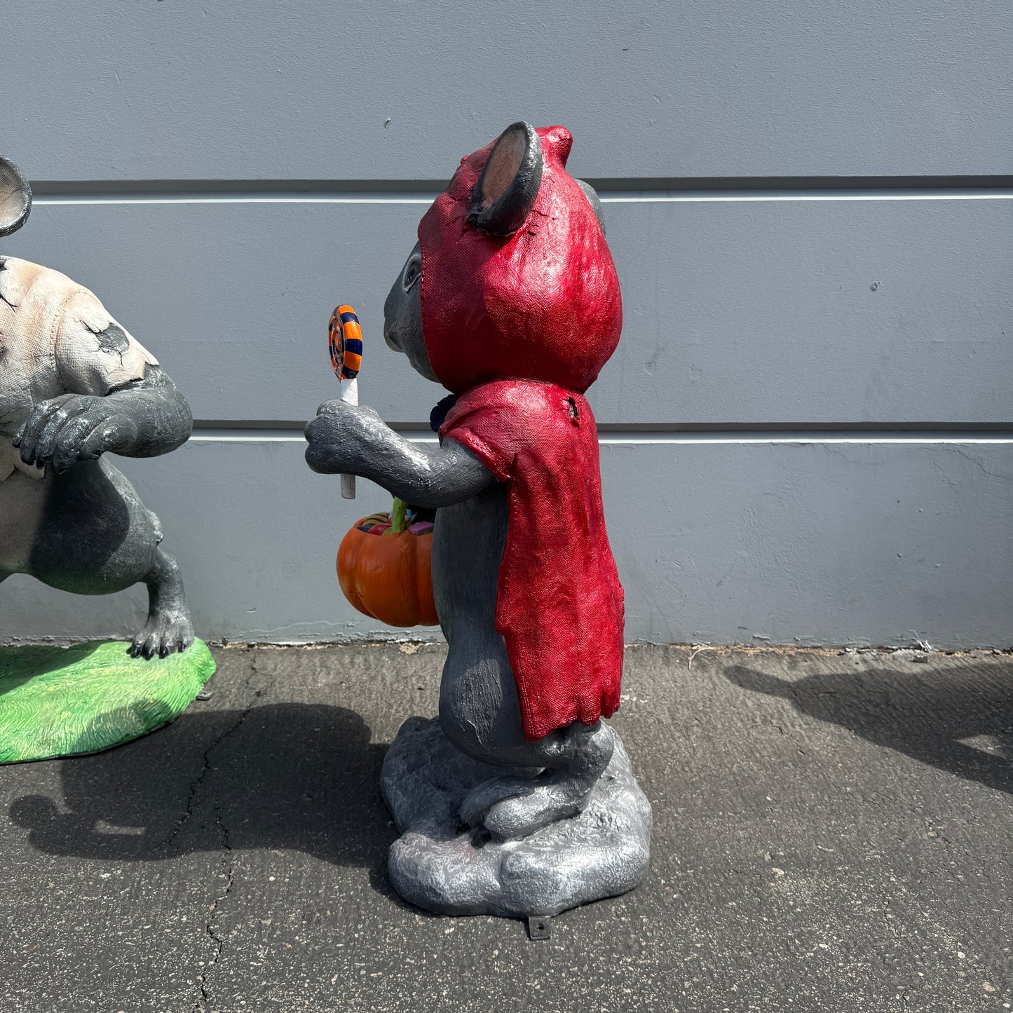 Red Riding Hood Mouse Halloween Statue