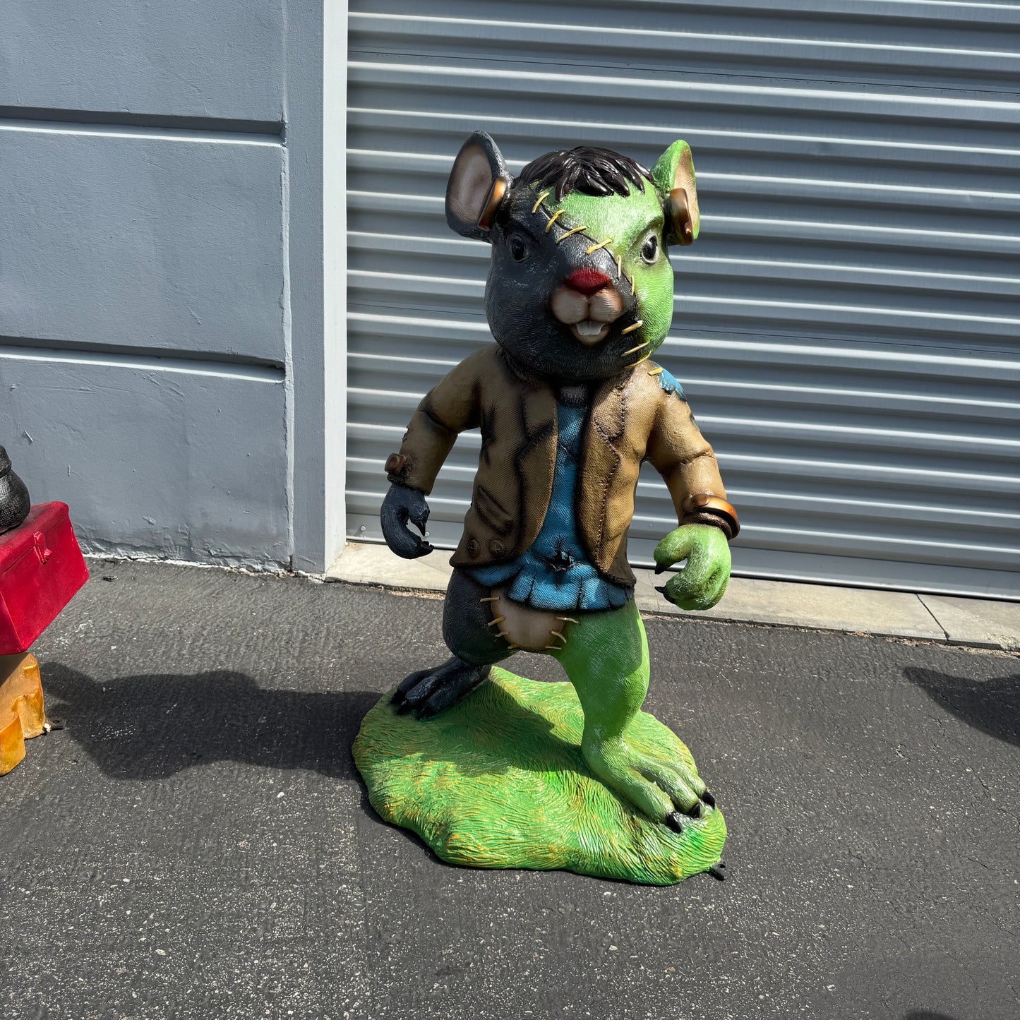 Frankenstein Monster Mouse Halloween Statue